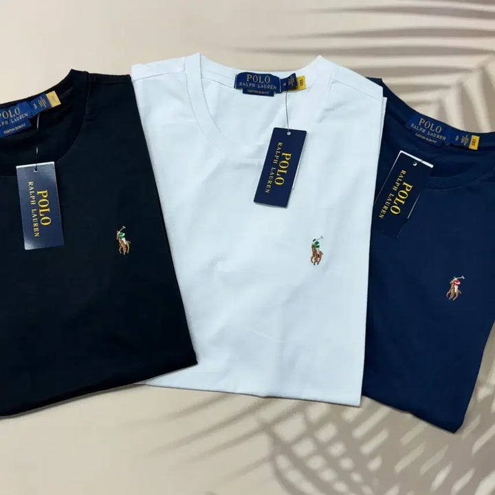 [BUNJANG] Polo Ralph Lauren Short Sleeve T-shirt / 폴로 랄프로렌 반팔 티셔츠 블랙/화이트/네이비
