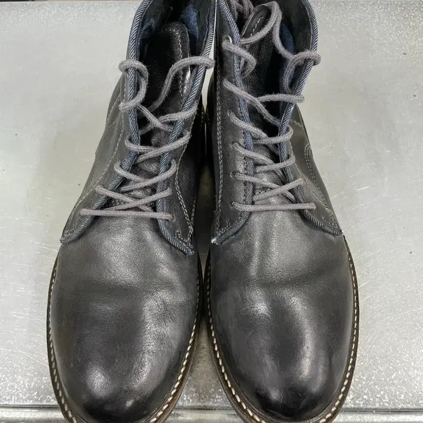 [SOLD OUT] 바타 레더 컴뱃 부츠 40 (gr-4526)