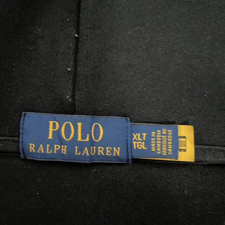 [SOLD OUT] 폴로 랄프로렌 후드집업 블랙 XL