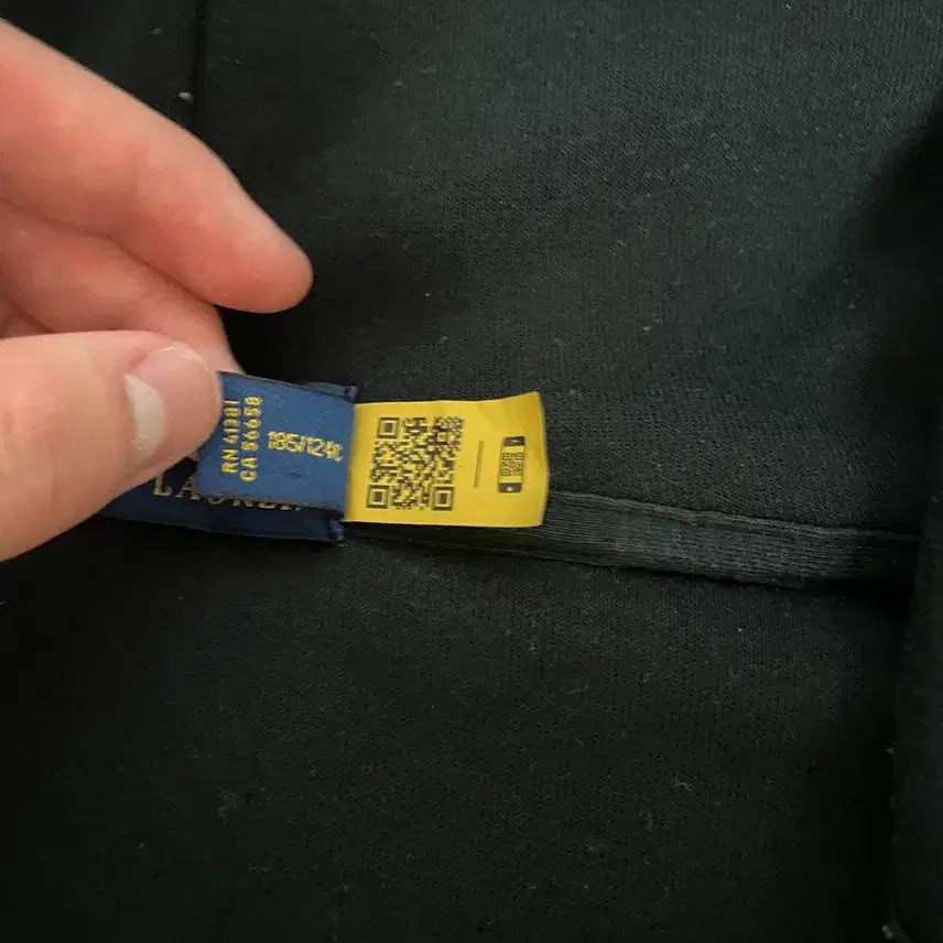 [SOLD OUT] 폴로 랄프로렌 후드집업 블랙 XL