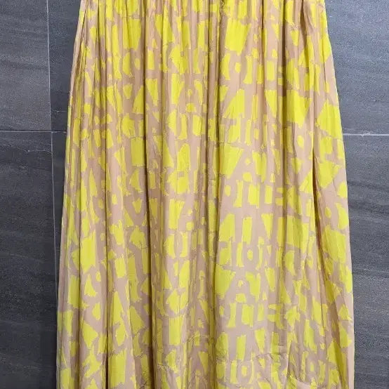 [BUNJANG] LANVIN Collection Asymmetrical Flare Skirt / LANVIN 랑방콜렉션 ,  견배색  언발란스  플레어 스커트