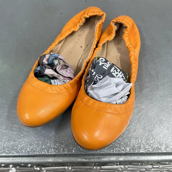 [BUNJANG] Chloé Ballerina Flat Shoes / 끌로에 발레리나 플랫 슈즈 36.5 (gr-4529)