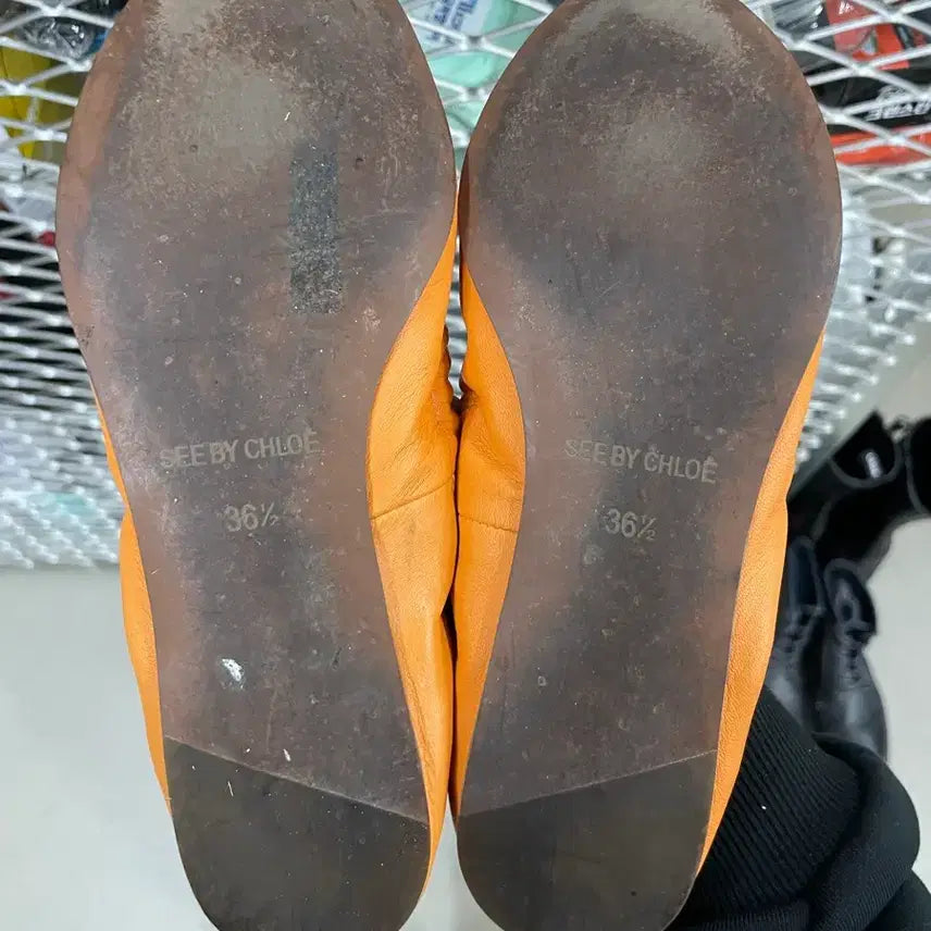 [BUNJANG] Chloé Ballerina Flat Shoes / 끌로에 발레리나 플랫 슈즈 36.5 (gr-4529)