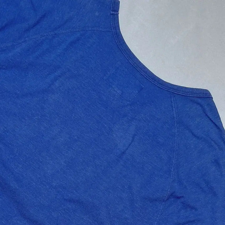 [BUNJANG] American Eagle Embroidered Logo Vintage T-Shirt (Blue) / [XL] 아메리칸 이글 빅 로고 자수 빈티지 티셔츠 (블루)