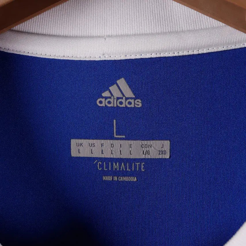 [BUNJANG] Adidas Blue Soccer Jersey / 아디다스 파랑 축구유니폼