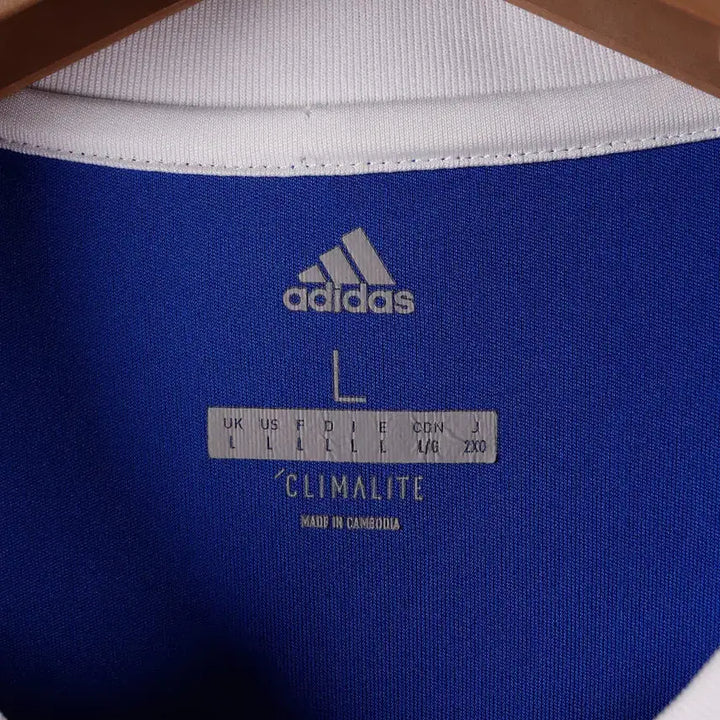 [BUNJANG] Adidas Blue Soccer Jersey / 아디다스 파랑 축구유니폼