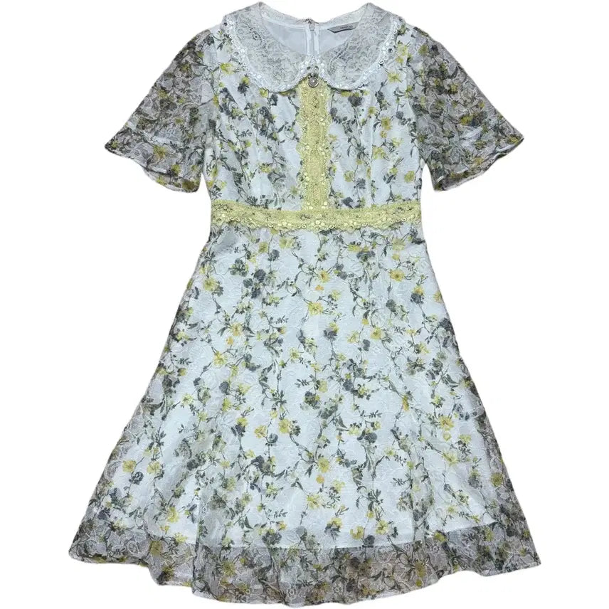 [BUNJANG] Kenneth Lady Flower Lace Dress Size 55 / 케네스레이디 플라워 레이스 원피스 55 / 구매가 20만원대 / 새상품급