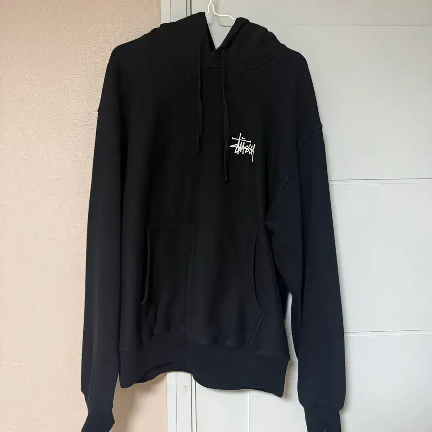 [BUNJANG] Stussy Hoodie / 스투시 빌트 터프 후드 피그먼트 다이드 블랙