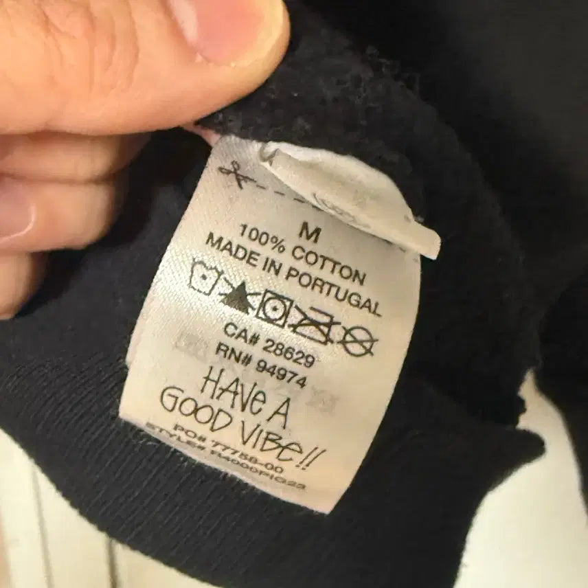 [BUNJANG] Stussy Hoodie / 스투시 빌트 터프 후드 피그먼트 다이드 블랙