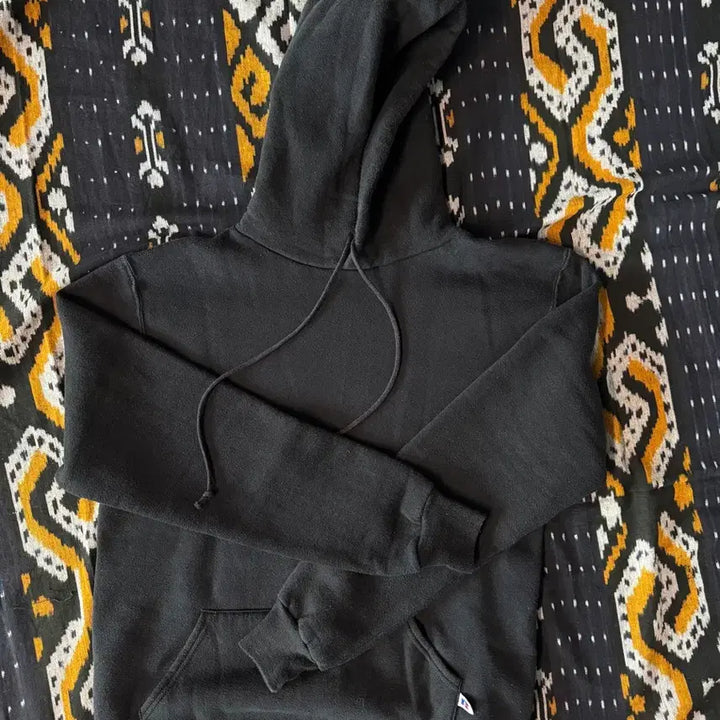 [BUNJANG] Russell Athletic USA Hoodie (Black) - Vintage / USA 러셀후드티 블랙 Russell hoodie M size