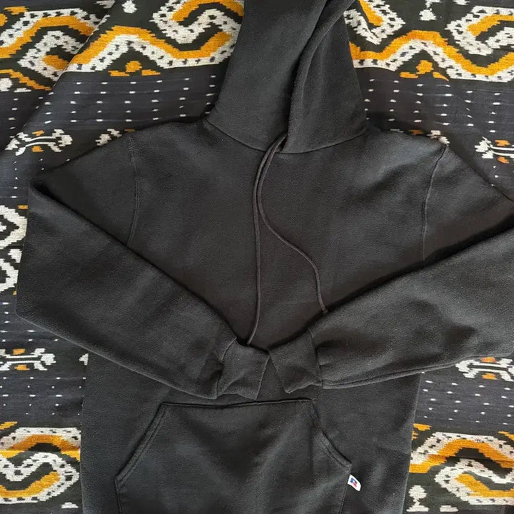 [BUNJANG] Russell Athletic USA Hoodie (Black) - Vintage / USA 러셀후드티 블랙 Russell hoodie M size