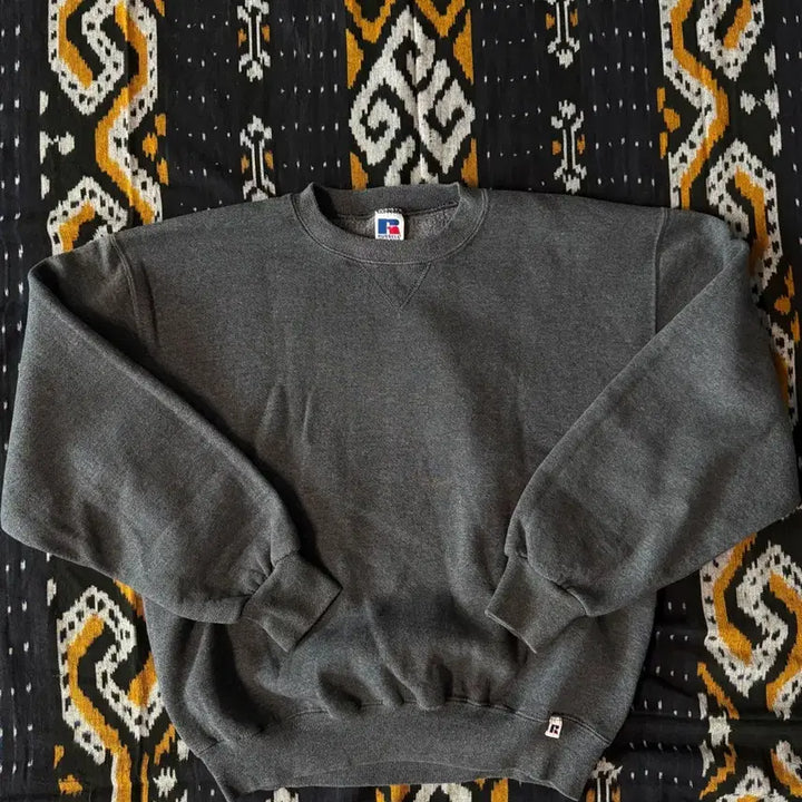 [BUNJANG] Russell Athletic Dark Gray Sweatshirt / USA 러셀 스웻셔츠 M 다크그레이