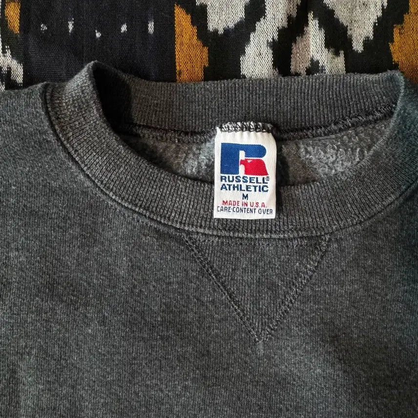 [BUNJANG] Russell Athletic Dark Gray Sweatshirt / USA 러셀 스웻셔츠 M 다크그레이