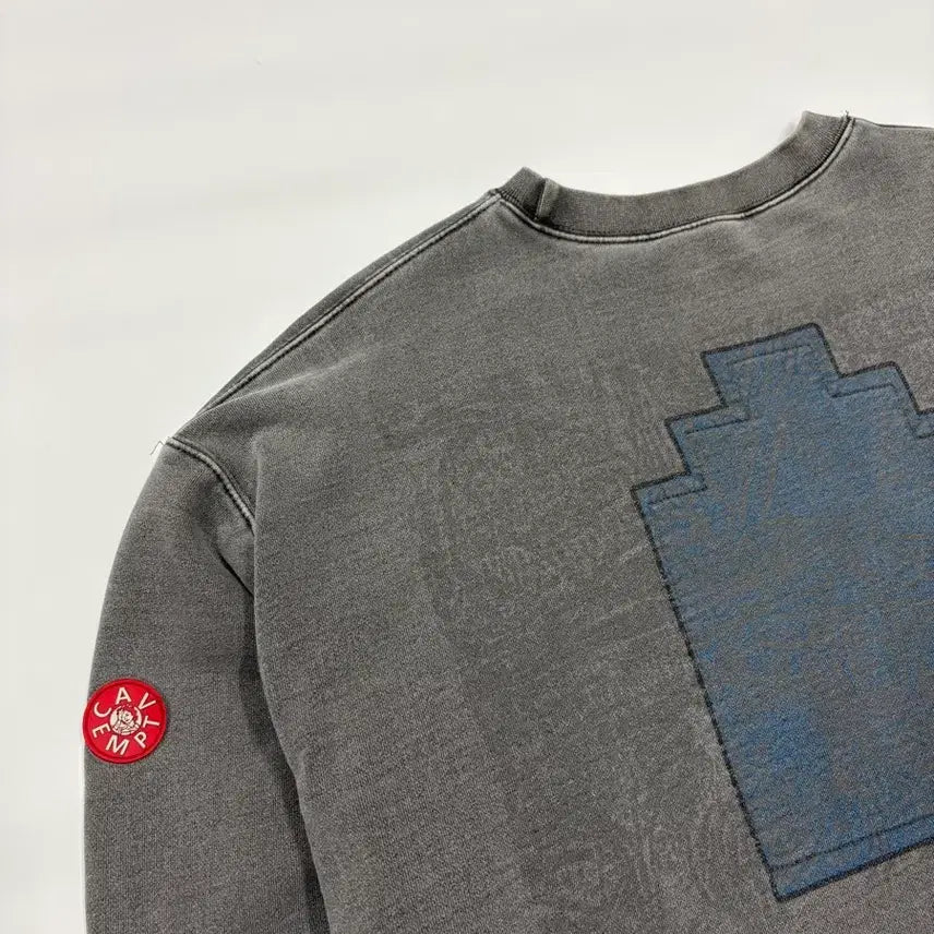 [BUNJANG] Cav Empt Overdye Pigment Crewneck Sweatshirt / 카브엠트 오버다이 피그먼트 크루넥 스웻셔츠 맨투맨 Cav Empt