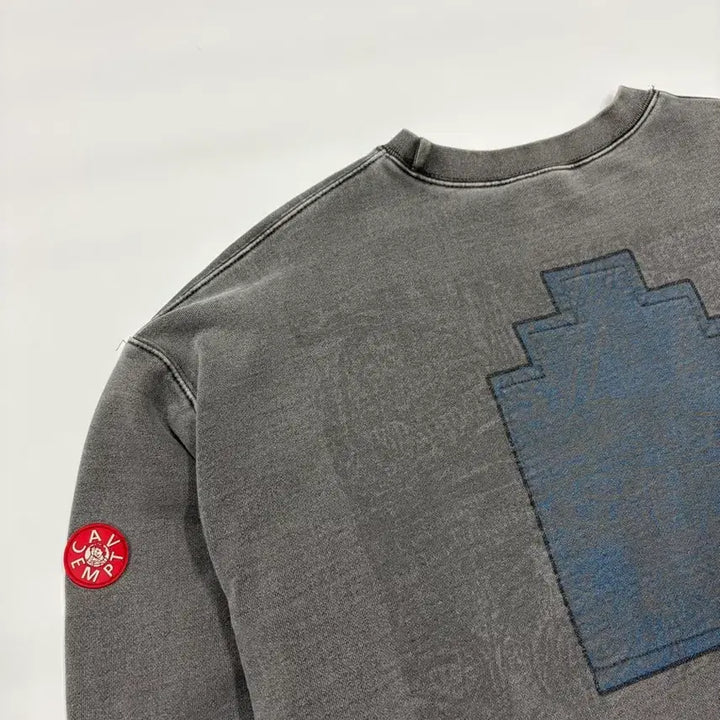 [BUNJANG] Cav Empt Overdye Pigment Crewneck Sweatshirt / 카브엠트 오버다이 피그먼트 크루넥 스웻셔츠 맨투맨 Cav Empt