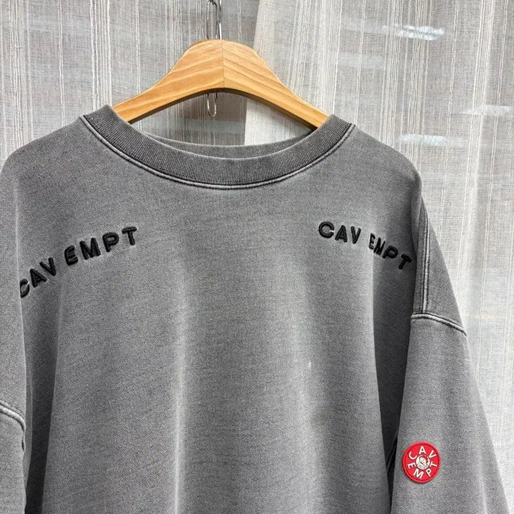 [BUNJANG] Cav Empt Overdye Pigment Crewneck Sweatshirt / 카브엠트 오버다이 피그먼트 크루넥 스웻셔츠 맨투맨 Cav Empt