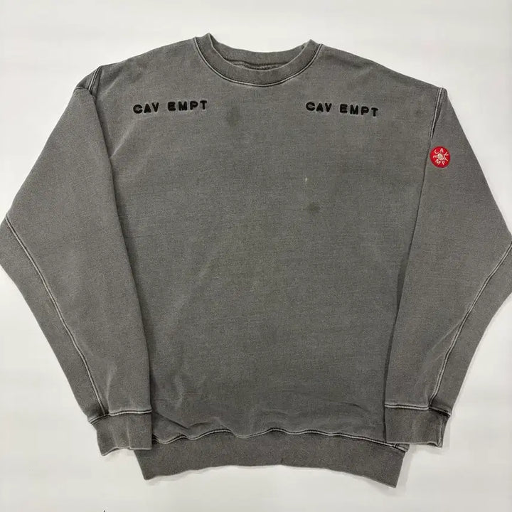 [BUNJANG] Cav Empt Overdye Pigment Crewneck Sweatshirt / 카브엠트 오버다이 피그먼트 크루넥 스웻셔츠 맨투맨 Cav Empt