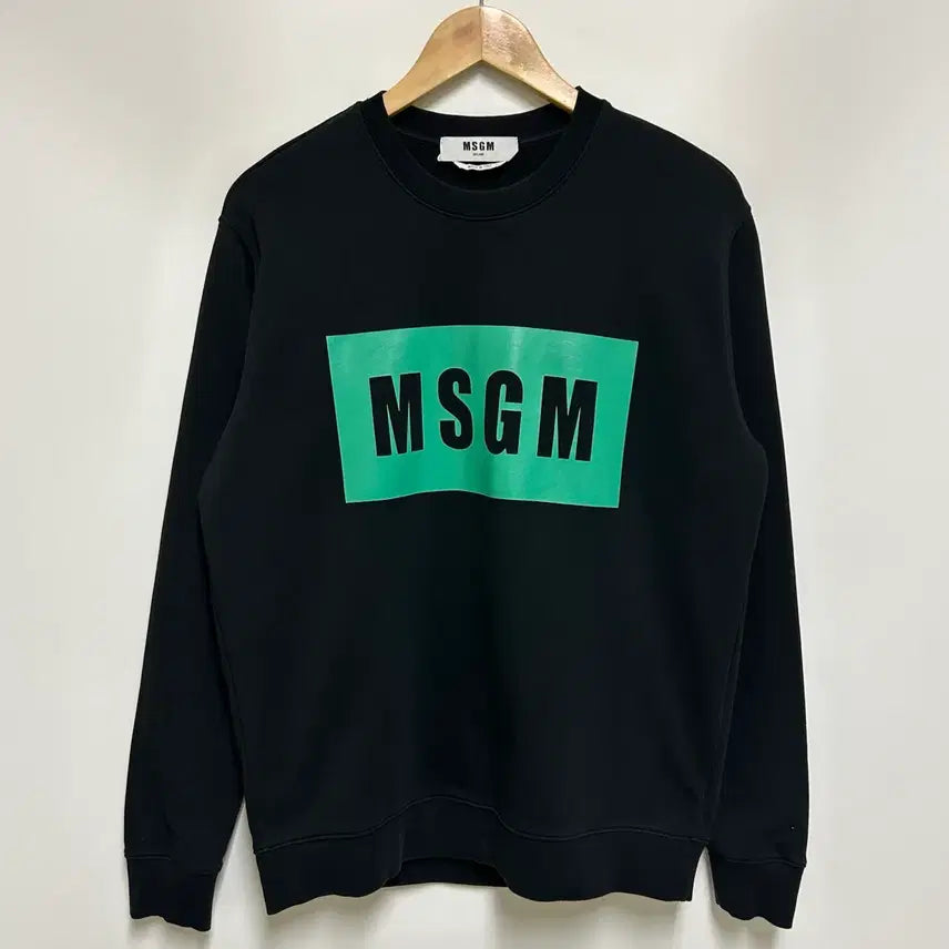 [BUNJANG] MSGM Box Logo Sweatshirt / [남자-100]MSGM 박스 로고 맨투맨