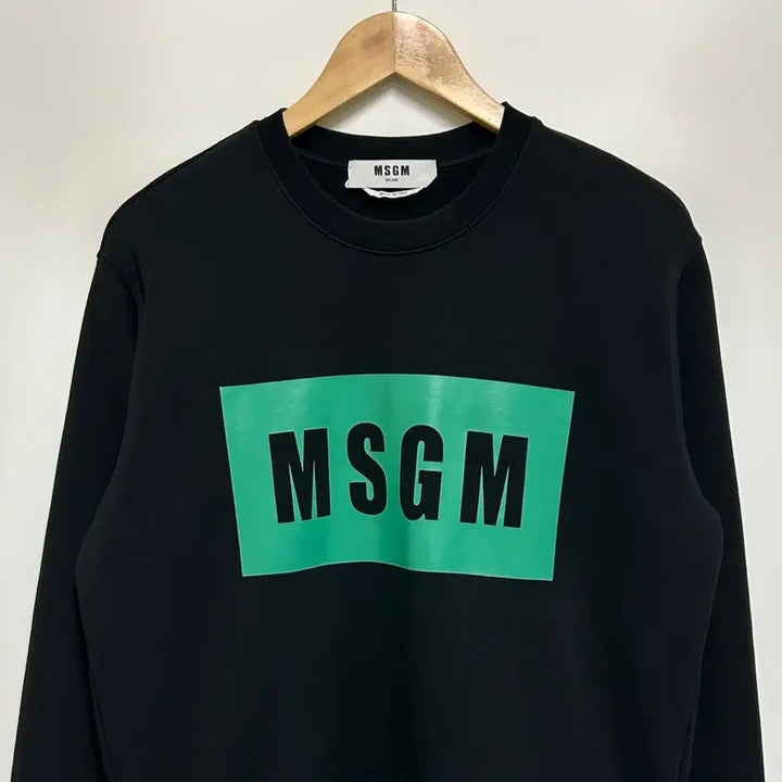 [BUNJANG] MSGM Box Logo Sweatshirt / [남자-100]MSGM 박스 로고 맨투맨