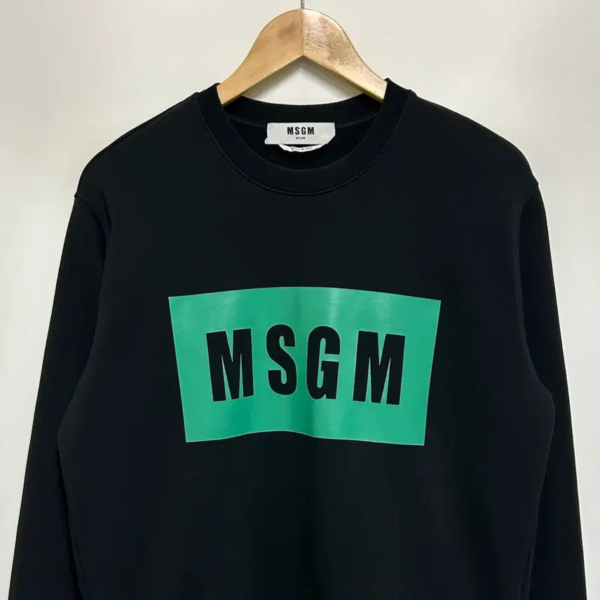 [BUNJANG] MSGM Box Logo Sweatshirt / [남자-100]MSGM 박스 로고 맨투맨