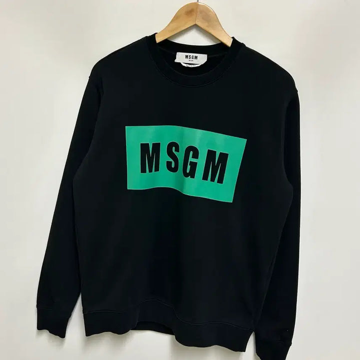 [BUNJANG] MSGM Box Logo Sweatshirt / [남자-100]MSGM 박스 로고 맨투맨