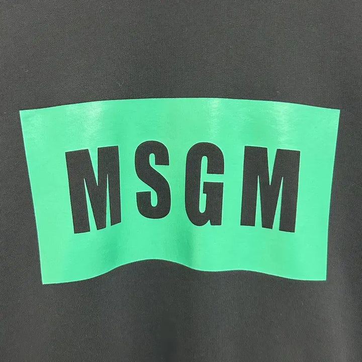[BUNJANG] MSGM Box Logo Sweatshirt / [남자-100]MSGM 박스 로고 맨투맨