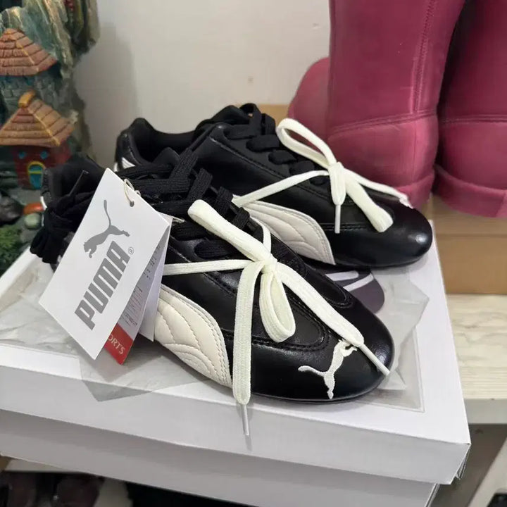 [SOLD OUT] 푸마 x 로제 스피드캣 PRM 블랙 웜 화이트 (230MM)