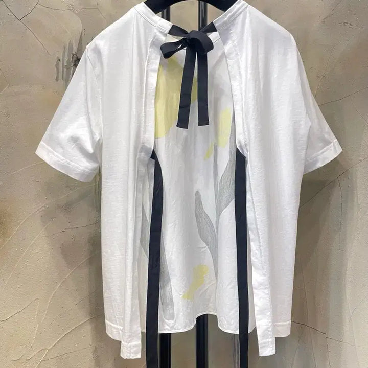 [BUNJANG] Marni Open String Short Sleeve T-shirt / 마르니 백 오픈 스트링 반팔티 66