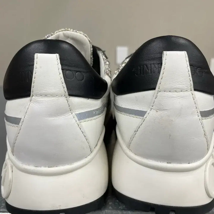 [BUNJANG] Jimmy Choo Glitter Sneakers / 지미추 글리터 스니커즈 35.5 (gr-4527)