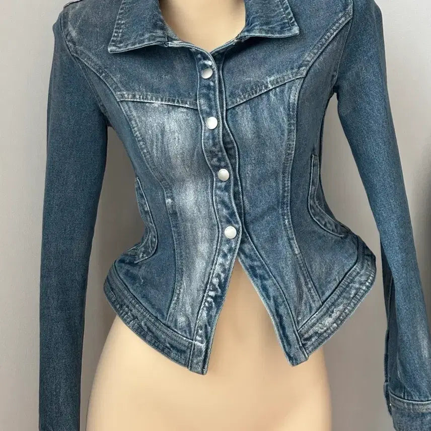 [BUNJANG] Washing Denim Jacket / 딱붙 워싱 청자켓