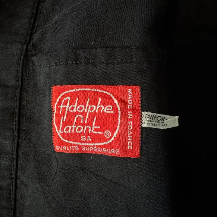 [BUNJANG] Adolphe Lafont 1960s Black Molskin French Work Jacket / 60&