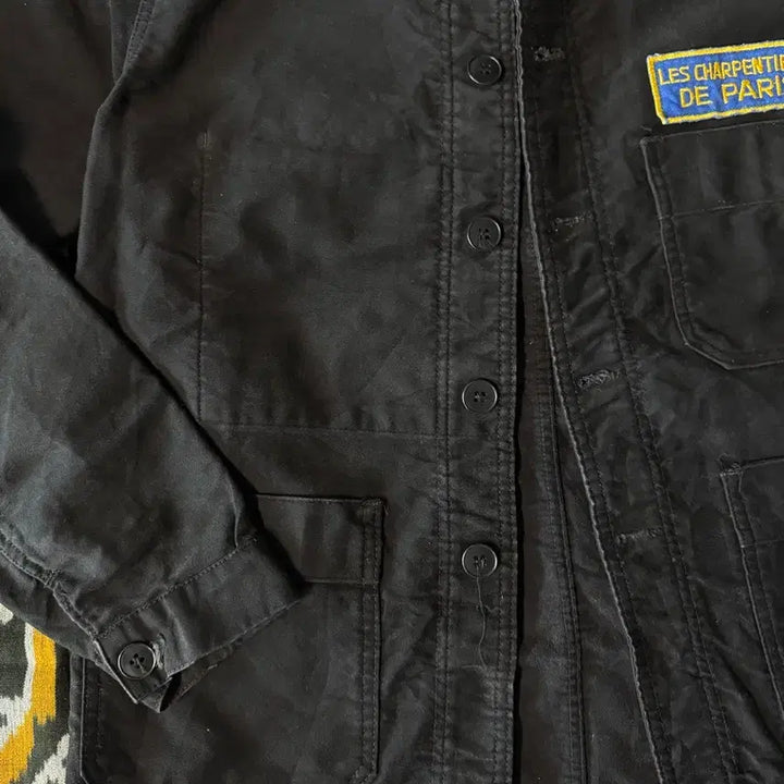 [BUNJANG] Adolphe Lafont 1960s Black Molskin French Work Jacket / 60&