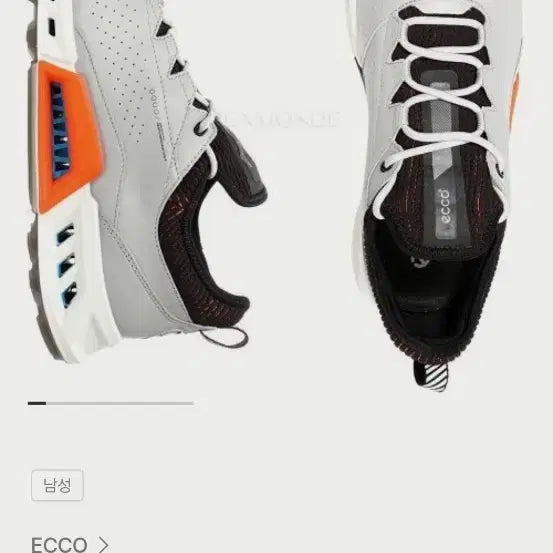 [BUNJANG] Ecco Golf Shoes Gray 41 Size / 에코 ecco 골프화 그레이 41시이즈 265권장