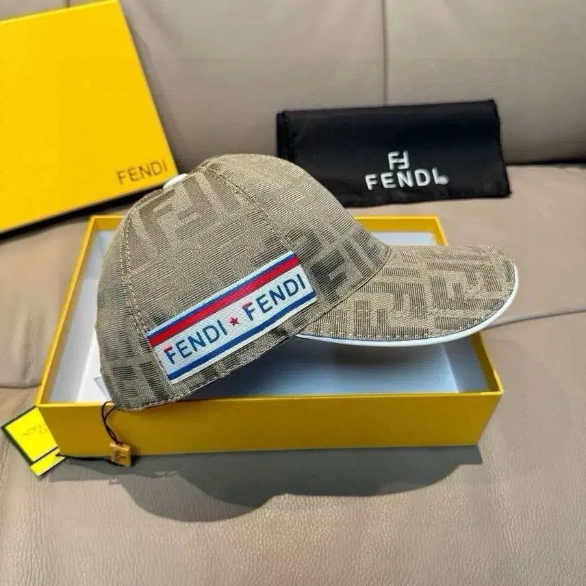 [BUNJANG] Fendi FF Monogram Hat 56cm Adjustable / 펜디 FF 모노그램 모자 56cm 조절가능 정품