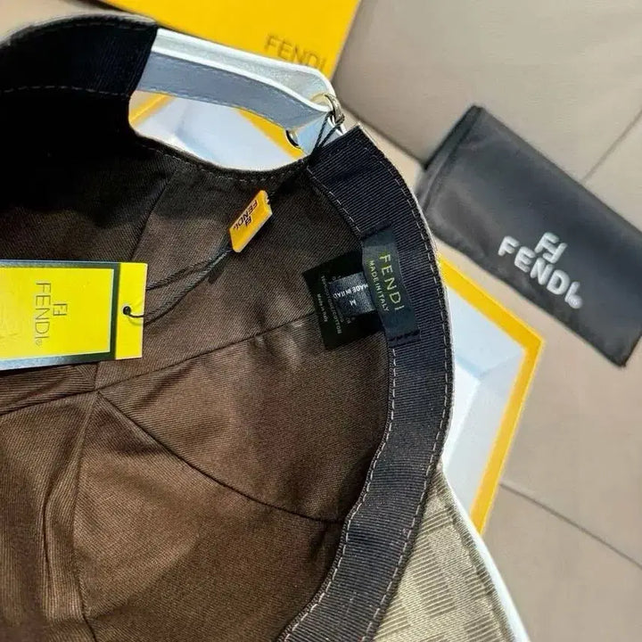 [BUNJANG] Fendi FF Monogram Hat 56cm Adjustable / 펜디 FF 모노그램 모자 56cm 조절가능 정품