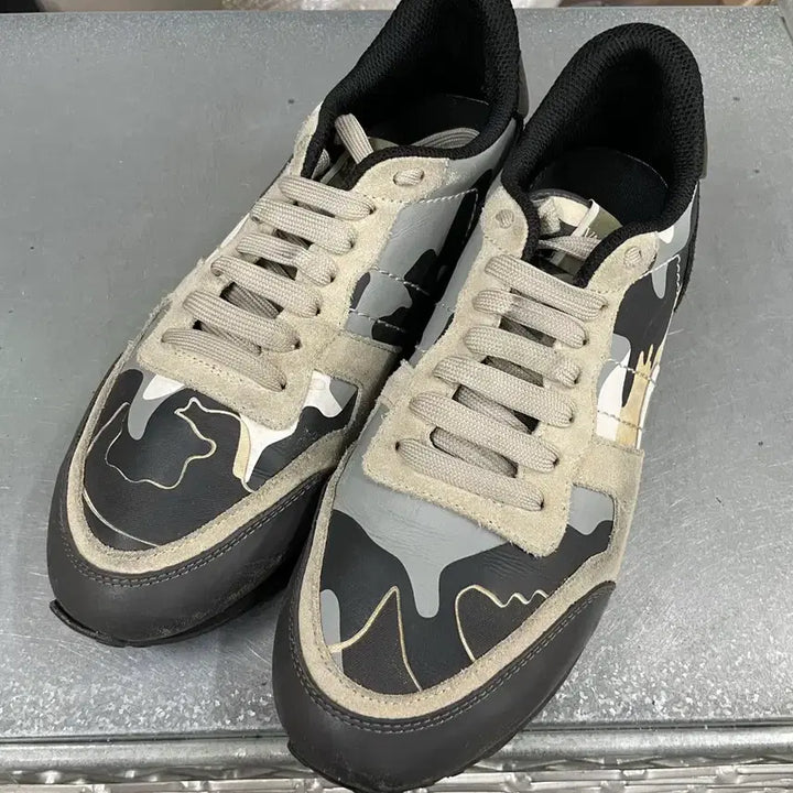 [BUNJANG] Valentino Camouflage Sneakers / 발렌티노 카모플라주 스니커즈 43(gr-4533)
