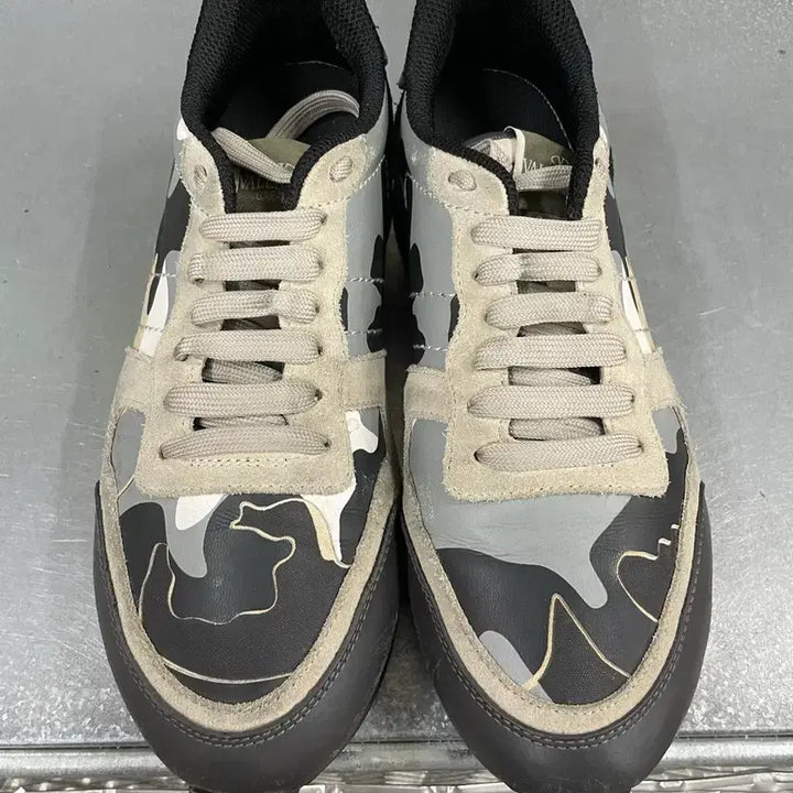 [BUNJANG] Valentino Camouflage Sneakers / 발렌티노 카모플라주 스니커즈 43(gr-4533)
