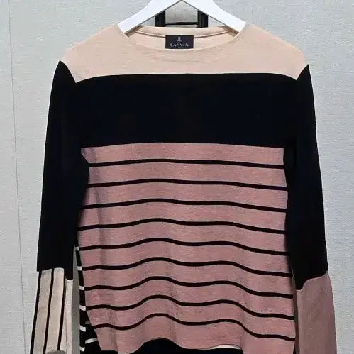 [BUNJANG] Lanvin Striped Knit Top / LANVIN 랑방 스트라이프 패턴 니트티