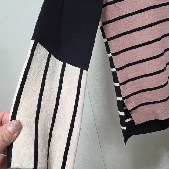 [BUNJANG] Lanvin Striped Knit Top / LANVIN 랑방 스트라이프 패턴 니트티