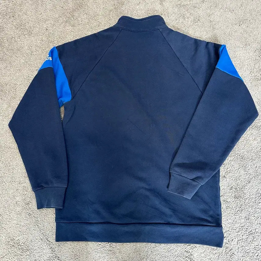 [BUNJANG] Adidas Old School Color Block Cotton Track Top (L) / 아디다스 올드스쿨 배색 코튼 집업 트랙탑L