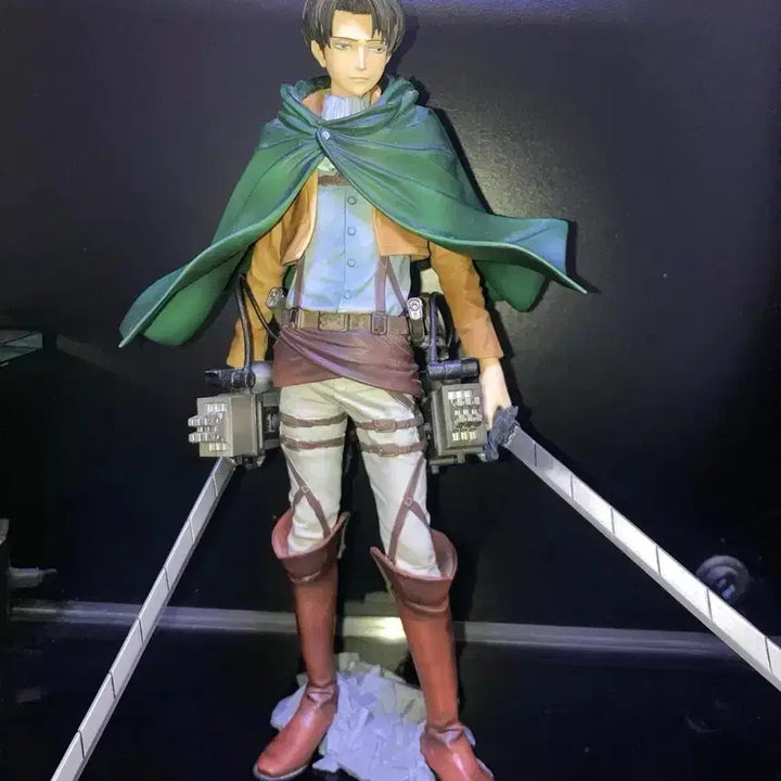 [BUNJANG] Attack on Titan Levi MSP Figure Set / 풀셋)진격의 거인 리바이 msp피규어+입체기동장치 고전쿠지넨도가챠룩업누이
