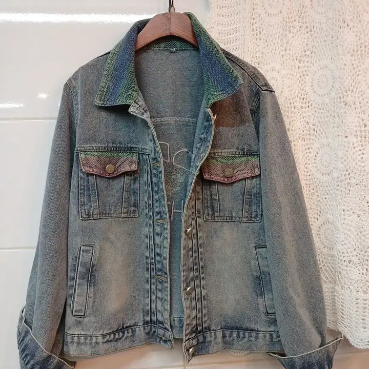 [SOLD OUT] 빈티지 워싱 데님 청자켓 XL