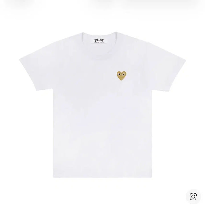 [SOLD OUT] 꼼데가르송 플레이 골드 하트 반팔 티셔츠 새제품