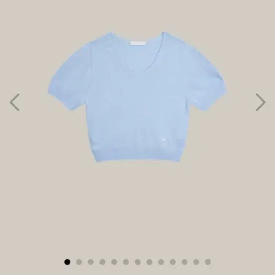 [BUNJANG] Wearweather Buddy Holgarment Knit Sky Blue / 웨어웨더 버디 홀가먼트 니트 스카이블루