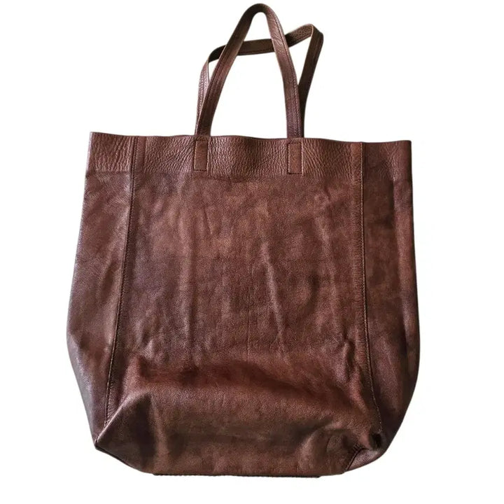 [BUNJANG] Margaret Howell Calfskin Leather Tote Bag Brown / 마가렛 호웰 카프스킨 토트백