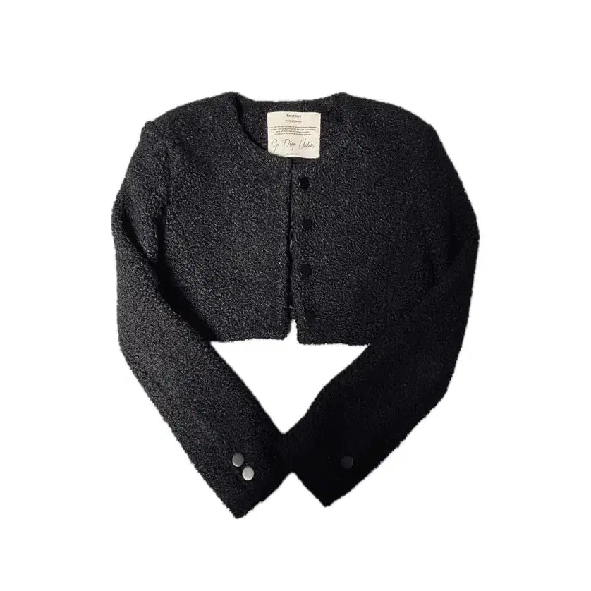 [BUNJANG] threetimes Boucle Crop Jacket / 쓰리타임즈 부클 크롭 자켓 threetimes 뽀글이 자켓