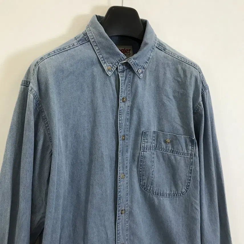 [BUNJANG] Wrangler Western Denim Shirt [L] / 랭글러 Wrangler 웨스턴 데님셔츠 [L]