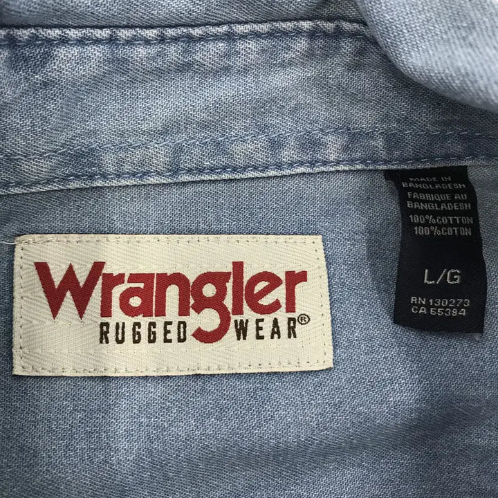 [BUNJANG] Wrangler Western Denim Shirt [L] / 랭글러 Wrangler 웨스턴 데님셔츠 [L]