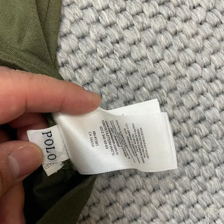 [BUNJANG] Polo Ralph Lauren Pocket T-shirt Khaki / (s) 폴로 랄프로렌 포켓 반팔 티셔츠 카키