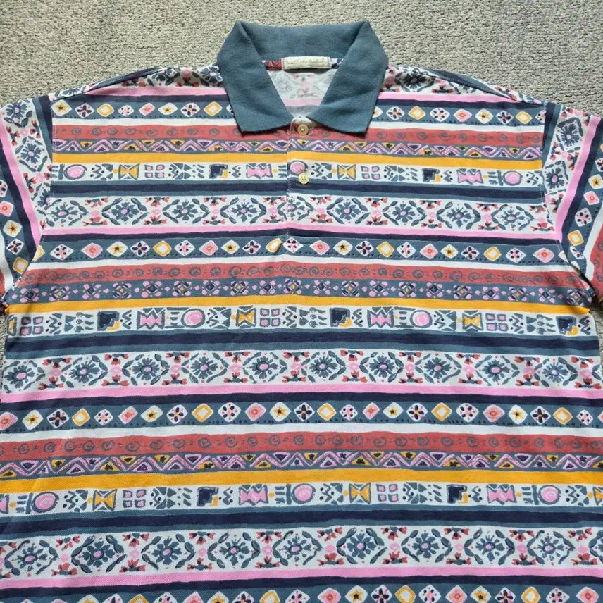 [SOLD OUT] Japanese vintage 에스닉 반팔 티셔츠 L(100)